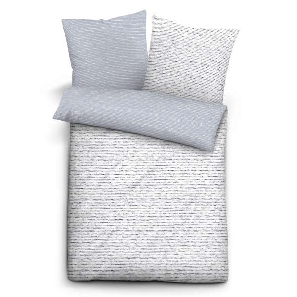 Biberna Single Jersey Bettwäsche 77240-220 Größe 135x200/80x80 cm grau