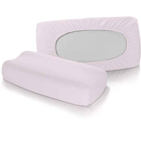 Fleuresse Vital-Comfort Jersey-Bezug für Nackenstützkissen rose
