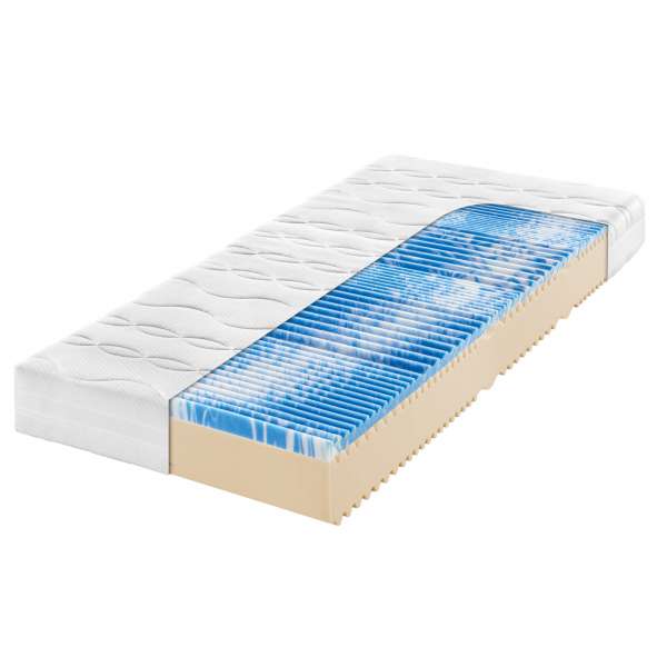f.a.n. 7-Zonen-Gelart-Komfortschaumkern-Matratze New Gelart Plus KS H2 mittel