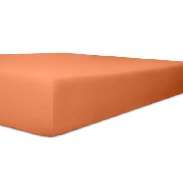 Kneer Exclusiv Stretch Spannbetttuch für hohe Matratzen & Wasserbetten Qualität 93, karamel, 90-100x