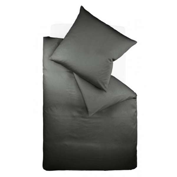 Fleuresse Interlock-Jersey-Bettwäsche colours 155x220 cm anthrazit
