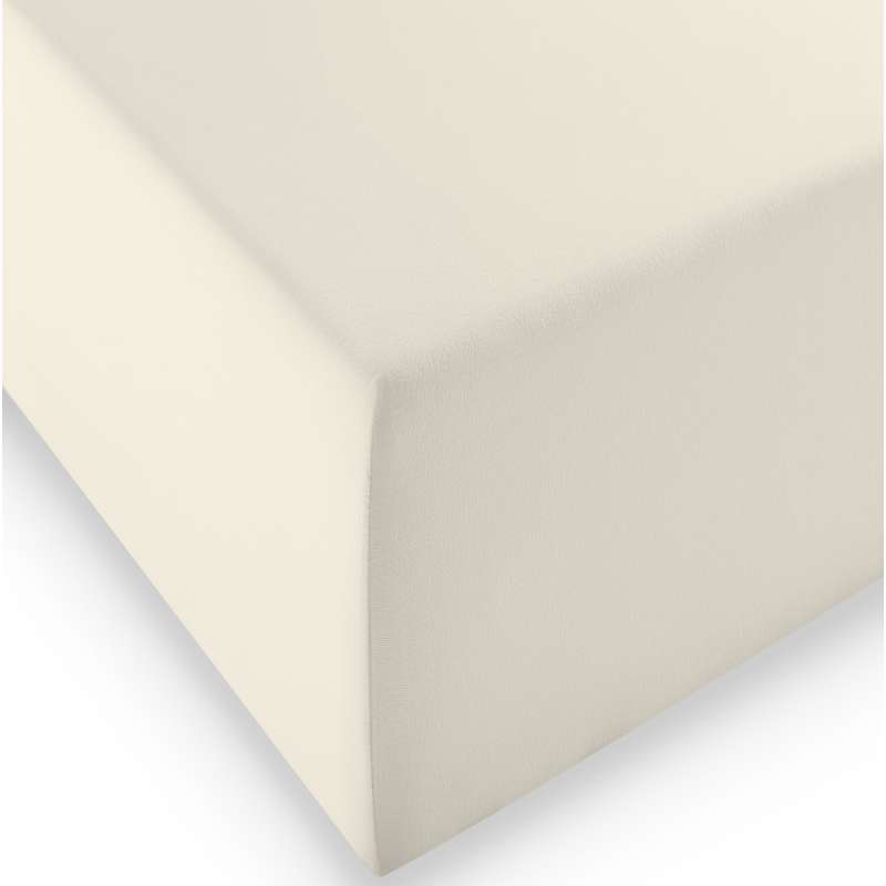 Fleuresse Boxspring- und Wasserbetten Jersey-Spannlaken comfort XL, Farbe 2610 creme