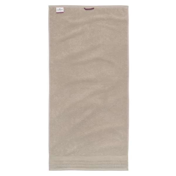 Tom Tailor Baumwoll Frottier BASIC Liegetuch Größe 80x200 cm, sand