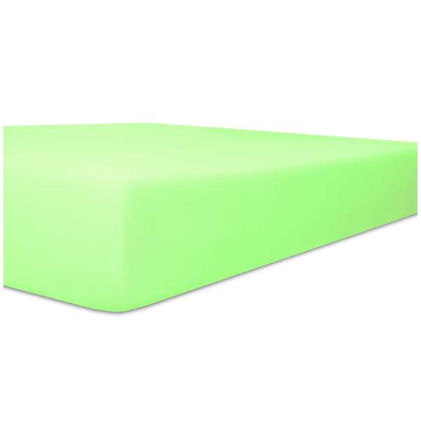 Kneer Exclusiv Stretch Spannbetttuch für hohe Matratzen & Wasserbetten Qualität 93 Farbe minze