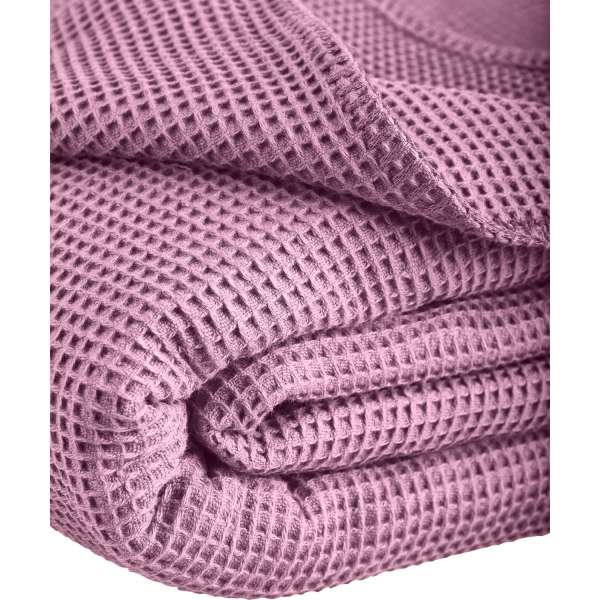 Kneer la Diva Pique Decke Qualität 91 Farbe rosé Größe 240x220 cm Kuscheldecke