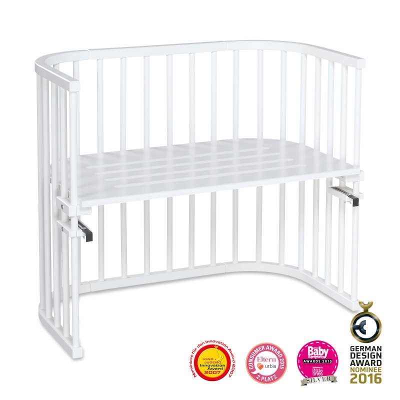 babybay Maxi Beistellbett, weiß lackiert