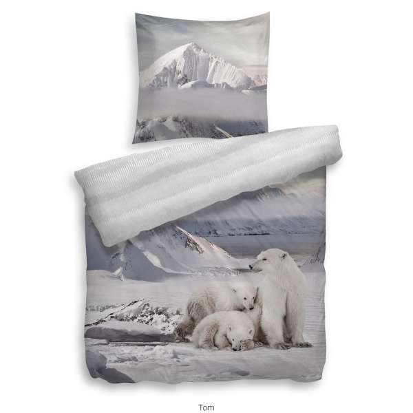 Heckett Lane Pure Cotton Bettwäsche Tom 135x200 cm blau