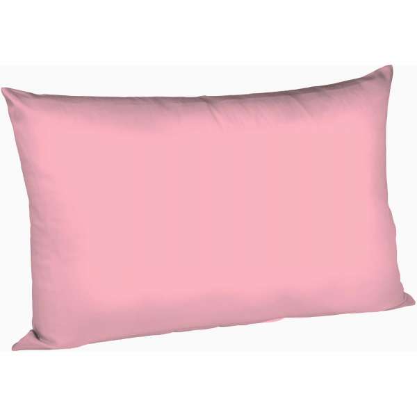 Fleuresse Mako-Satin-Kissenbezug uni colours pink 4070 Größe 50x70 cm