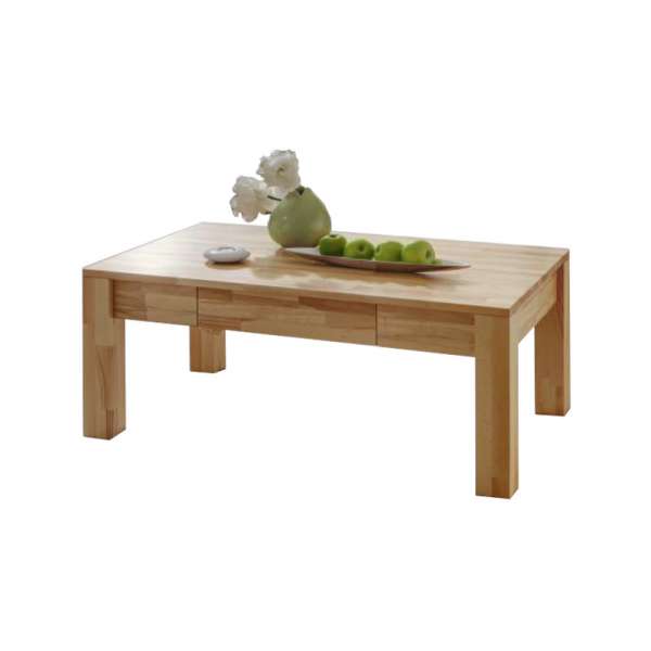 DICO Möbel Couchtisch CS 100 Massivholz Buche / Wildeiche 110 x 70 cm
