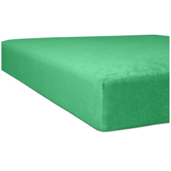 Kneer Flausch-Frottee Spannbetttuch für Matratzen bis 22 cm Höhe Qualität 10 Farbe tundra