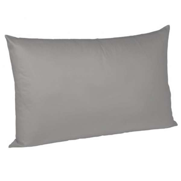 Fleuresse Interlock-Jersey-Kissenbezug uni colours grau 9021 Größe 40x80 cm