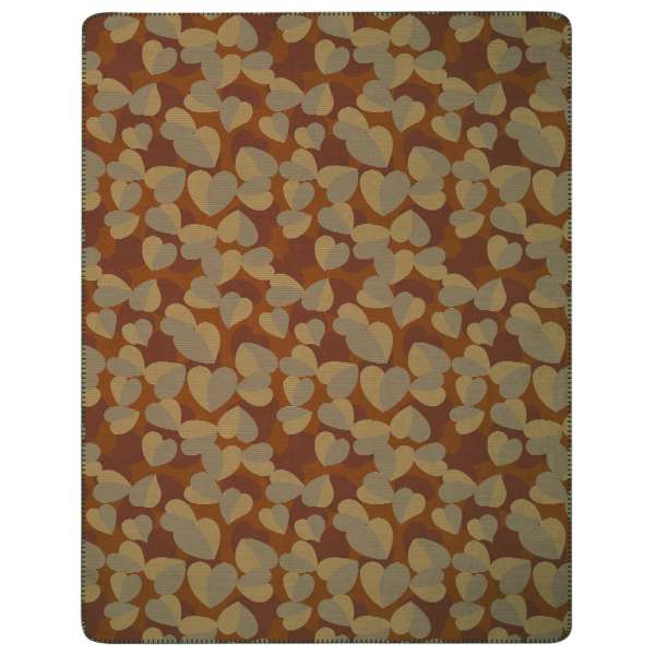 ELLE Decoration Wohndecke Green Raw, Größe 150x200 cm Flowers green Kuscheldecke