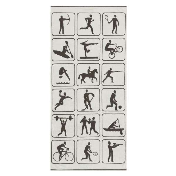 Egeria Sporttuch Activity Größe 75x160 cm stone