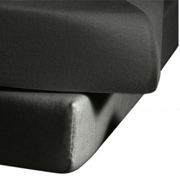Fleuresse Mako-Jersey-Spannlaken Jenny C Farbe anthrazit 9031