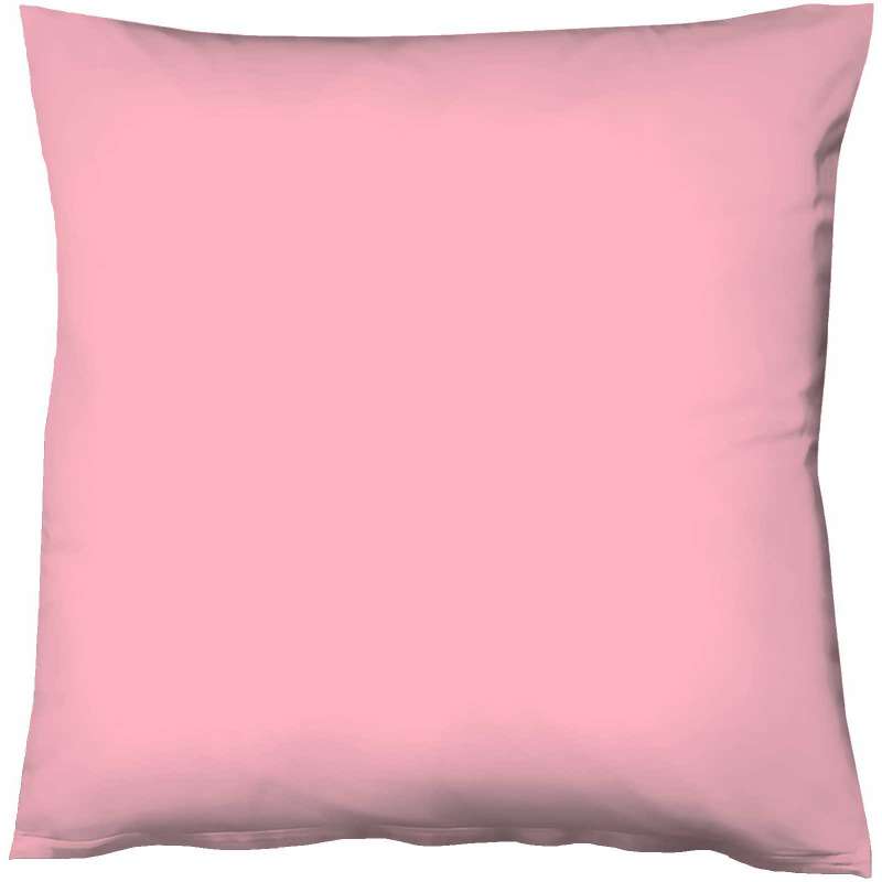 Fleuresse Mako-Satin-Kissenbezug uni colours pink 4070