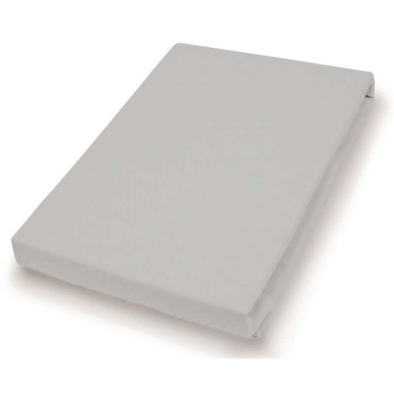 Hahn Haustextilien Jersey-Spannlaken Basic Größe 90-100x200 cm Farbe granit