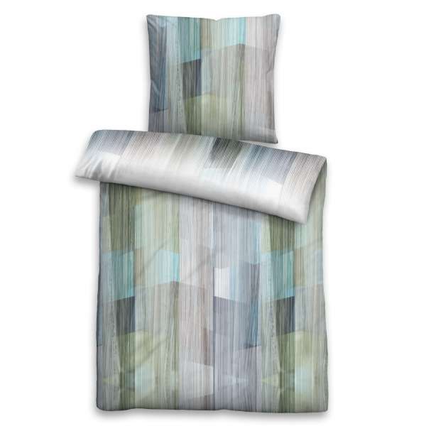 Biberna Mako Satin Bettwäsche 636065-429 Größe 135x200/80x80 cm multi