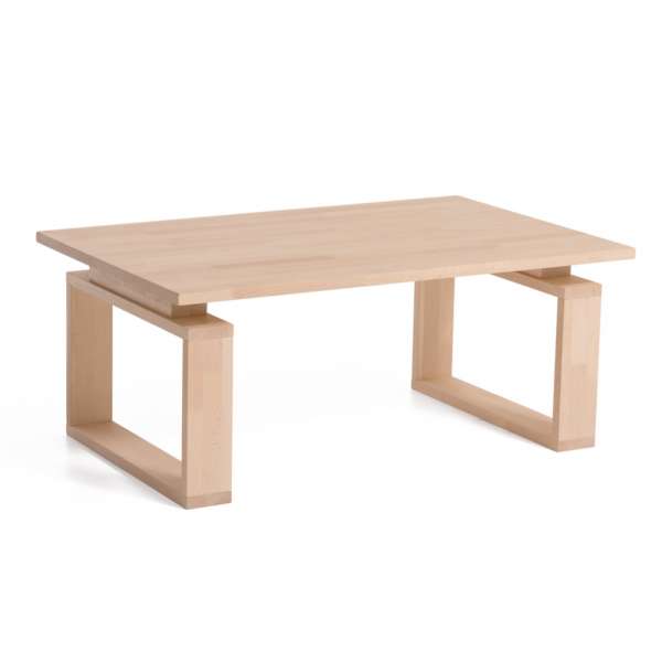 DICO Möbel Couchtisch CT 050 Massivholz Wildeiche Größe 110x70 cm