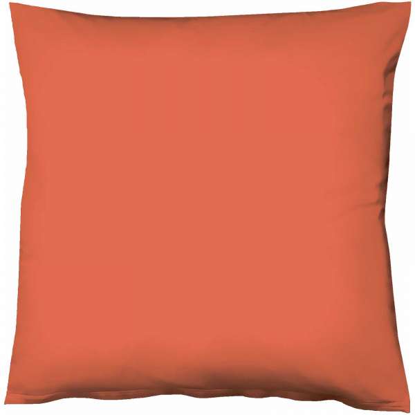 Fleuresse Mako-Satin-Kissenbezug uni colours chili 4071