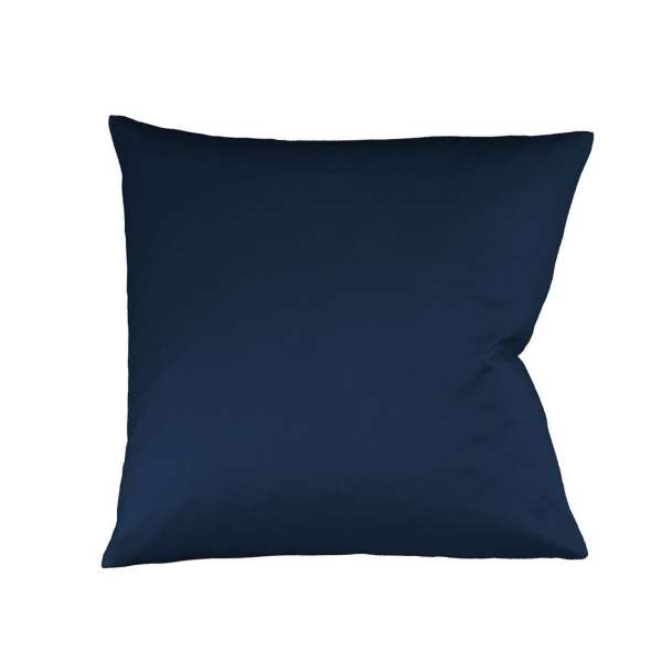 Fleuresse Interlock-Jersey-Kissenbezug uni colours dunkelblau 6061