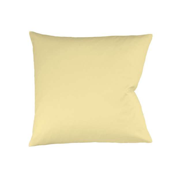 Fleuresse Mako-Satin-Kissenbezug uni colours Farbe vanille 0215