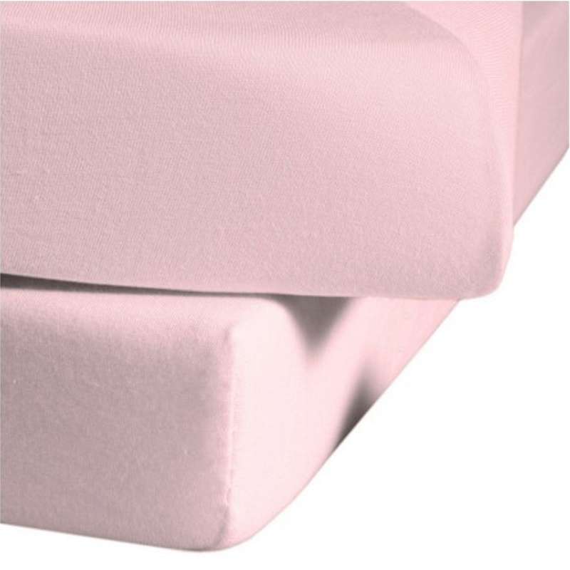 Mako-Jersey-Spannlaken Baby- und Kinderspannlaken Jenny C, 70x140 cm Farbe 4040 rose