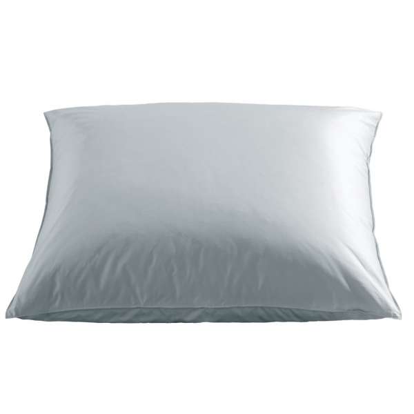 Häussling Moschus Royal Entenfeder und -daunen Kopfkissen soft 80x80 cm silbergrau