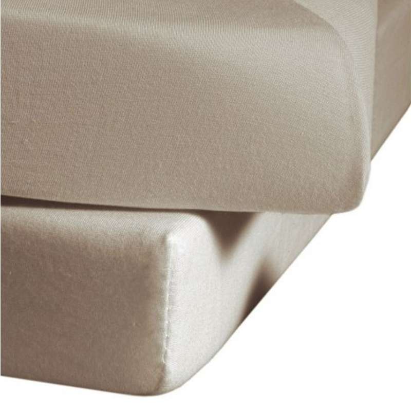 Fleuresse Mako-Jersey-Spannlaken Jenny C Farbe taupe 9042