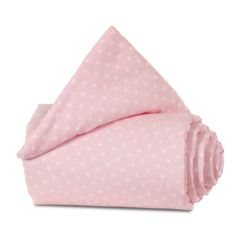 babybay Nestchen Organic Cotton für Original, rose mit Sternen weiß