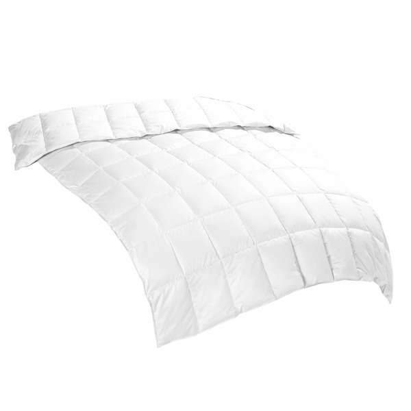 Häussling City Comfort Enten Daunenkassettenbett warm 155x220 cm Winterdecke, 100% Daune