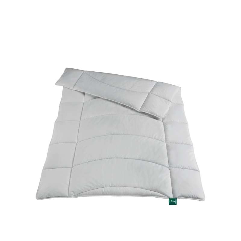 Alea by fan - Steppbett mit Hohlfaser Dacron® Aktivkohle-Füllung, 155 x 220 cm