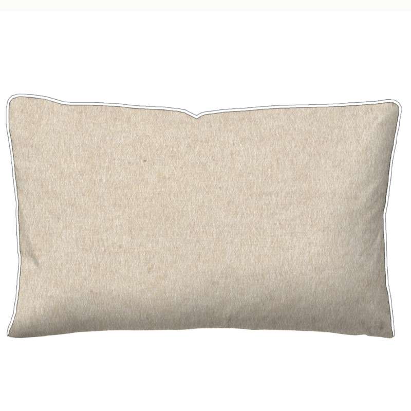 Biberna Melange Biber-Wende-Kissenbezug 0840500-556, Größe 40x80 cm, natur