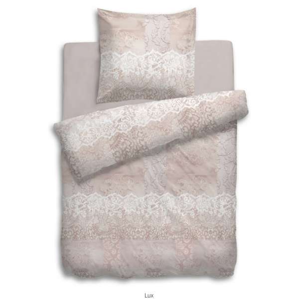 Heckett Lane Flanell Bettwäsche Lux Größe 135x200 cm rosa