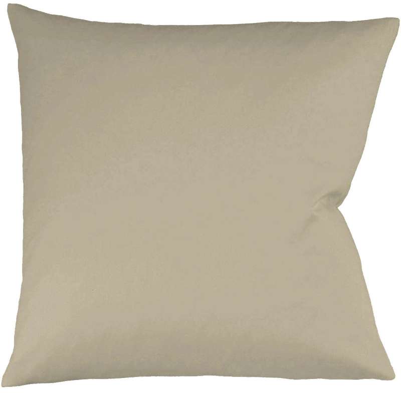 Fleuresse Interlock-Jersey-Kissenbezug uni colours taupe 9042