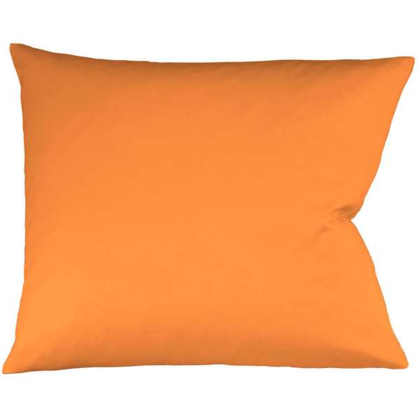 Fleuresse Interlock-Jersey-Kissenbezug uni colours orange 2044 Größe 35x40 cm