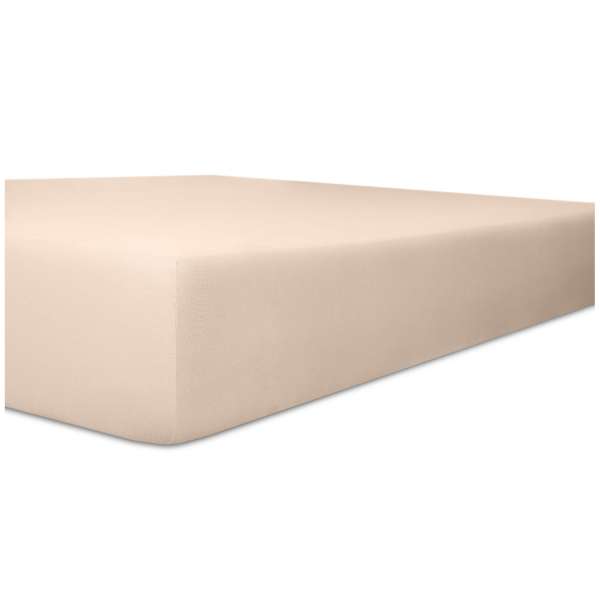 Kneer Easy Stretch Spannbetttuch für Matratzen bis 30 cm Höhe Qualität 25 Farbe zartrose