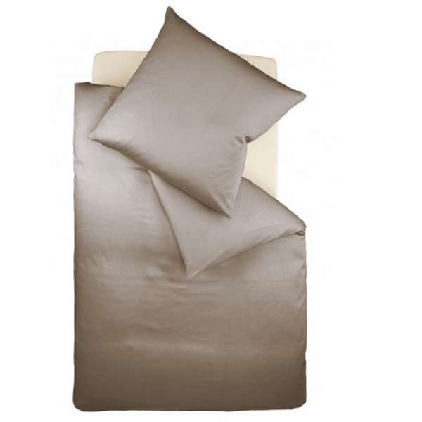 Fleuresse Interlock-Jersey-Bettwäsche colours 9042 taupe Größe 155x200 cm