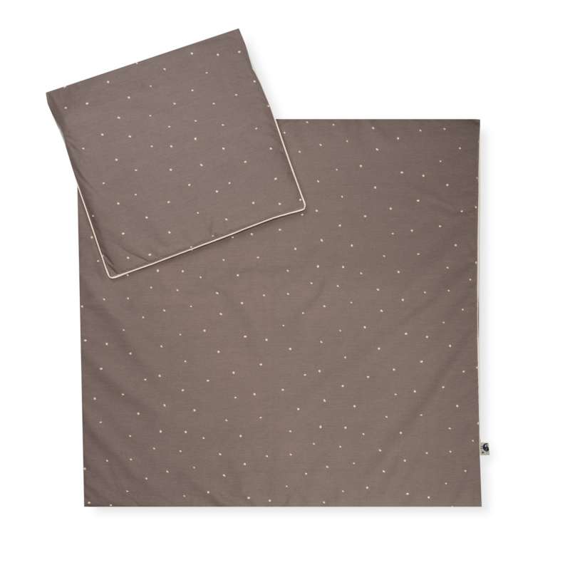 Zöllner Baby-Bettwäsche Organic Wild Dots 80x80 cm Bio-Baumwolle