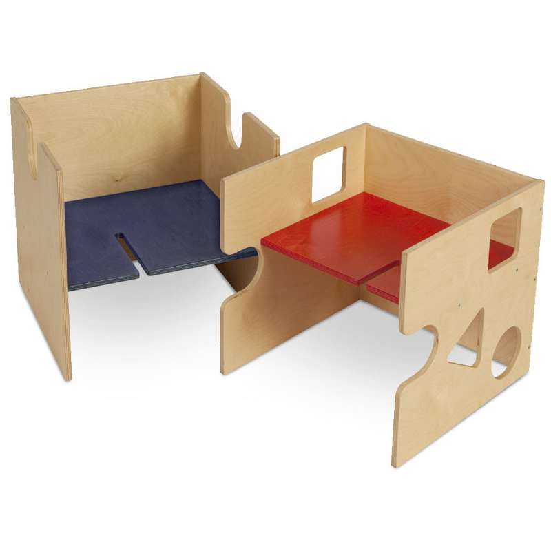 babycube, Spielwürfel, Sitzwürfel natur lackiert