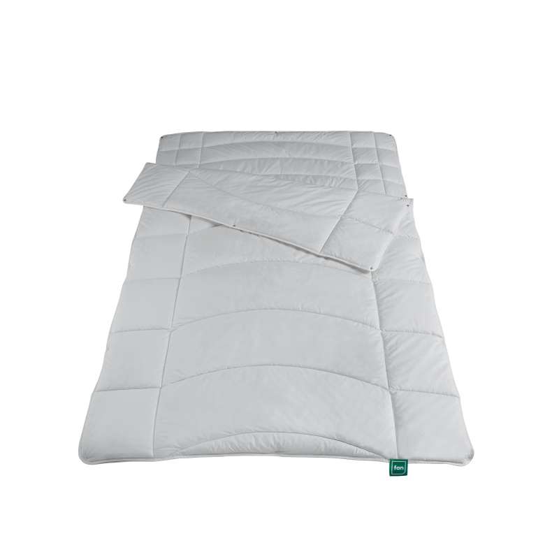 Alea by fan - Vierjahreszeiten-Steppbett mit Hohlfaser Dacron® Aktivkohle-Füllung, 155 x 220 cm
