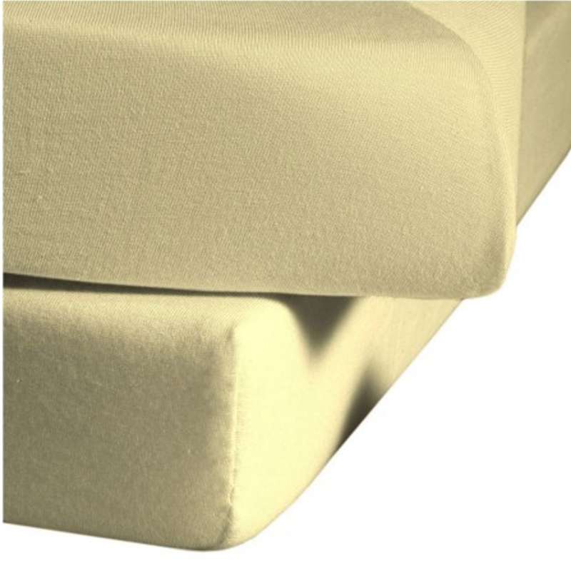 Fleuresse Mako-Satin-Spannlaken colours Farbe vanille 0215