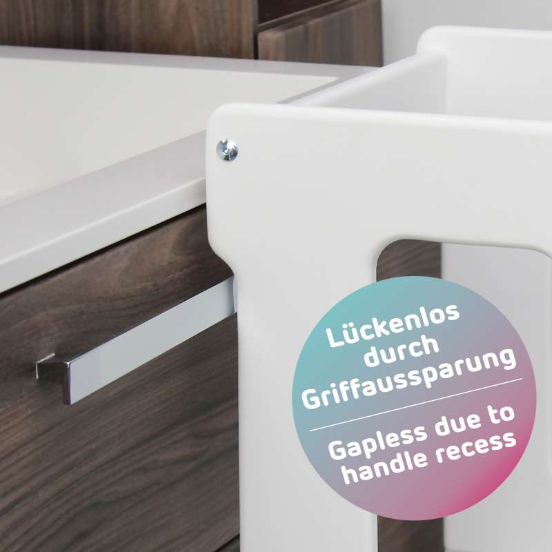 babybay Lernturm Littlefoot, schiefergrau lackiert