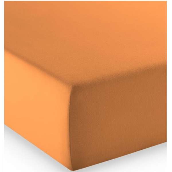 Fleuresse Mako-Jersey-Spannlaken comfort Farbe orange 2044