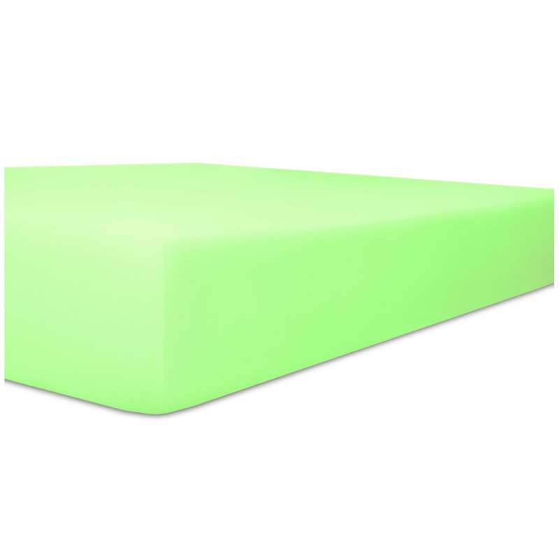 Kneer Vario-Stretch Spannbetttuch one für Topper 4-12 cm Höhe Größe 120x200 cm Q22 Farbe minze