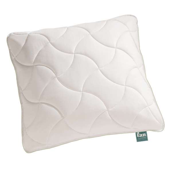 f.a.n. Kissen gesteppt Chiemsee Made in Green, nachhaltiger Schlafkomfort, Größe 80x80 cm