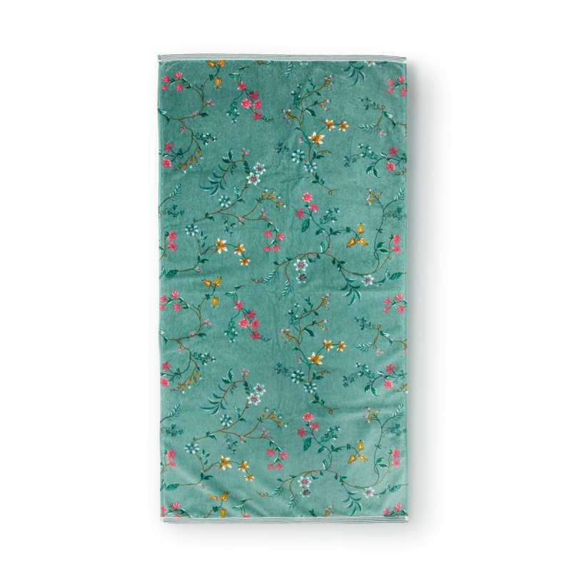 PiP Les Fleurs Badetuch grün 70 x 140 cm