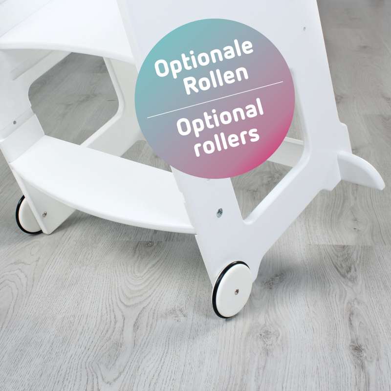 babybay Lernturm Littlefoot, schiefergrau lackiert