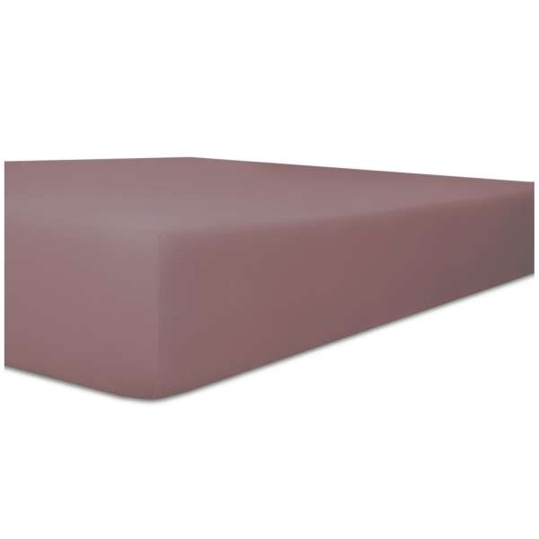 Kneer Organic-Cotton-Stretch Spannbetttuch kbA-Baumwolle Qualität OS Farbe flieder