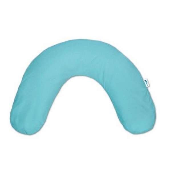 Theraline Reisekissen Nackenkissen Nackenhörnchen Jersey türkis Größe 100x21 cm
