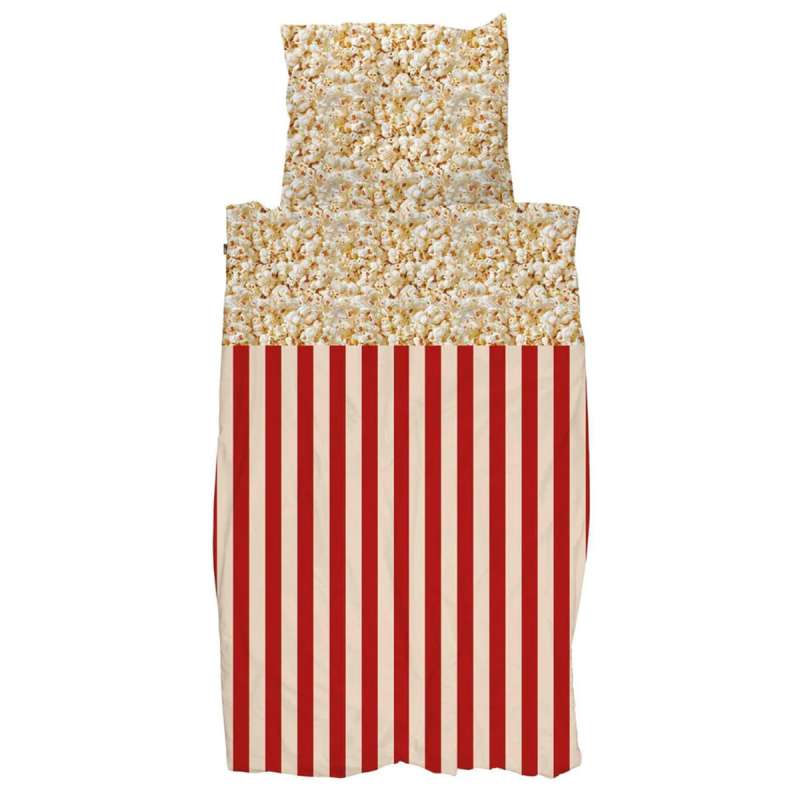 Snurk Bettwäsche Movie Night, 135 x 200 cm, inkl. 1 Kissenbezug 80 x 80 cm